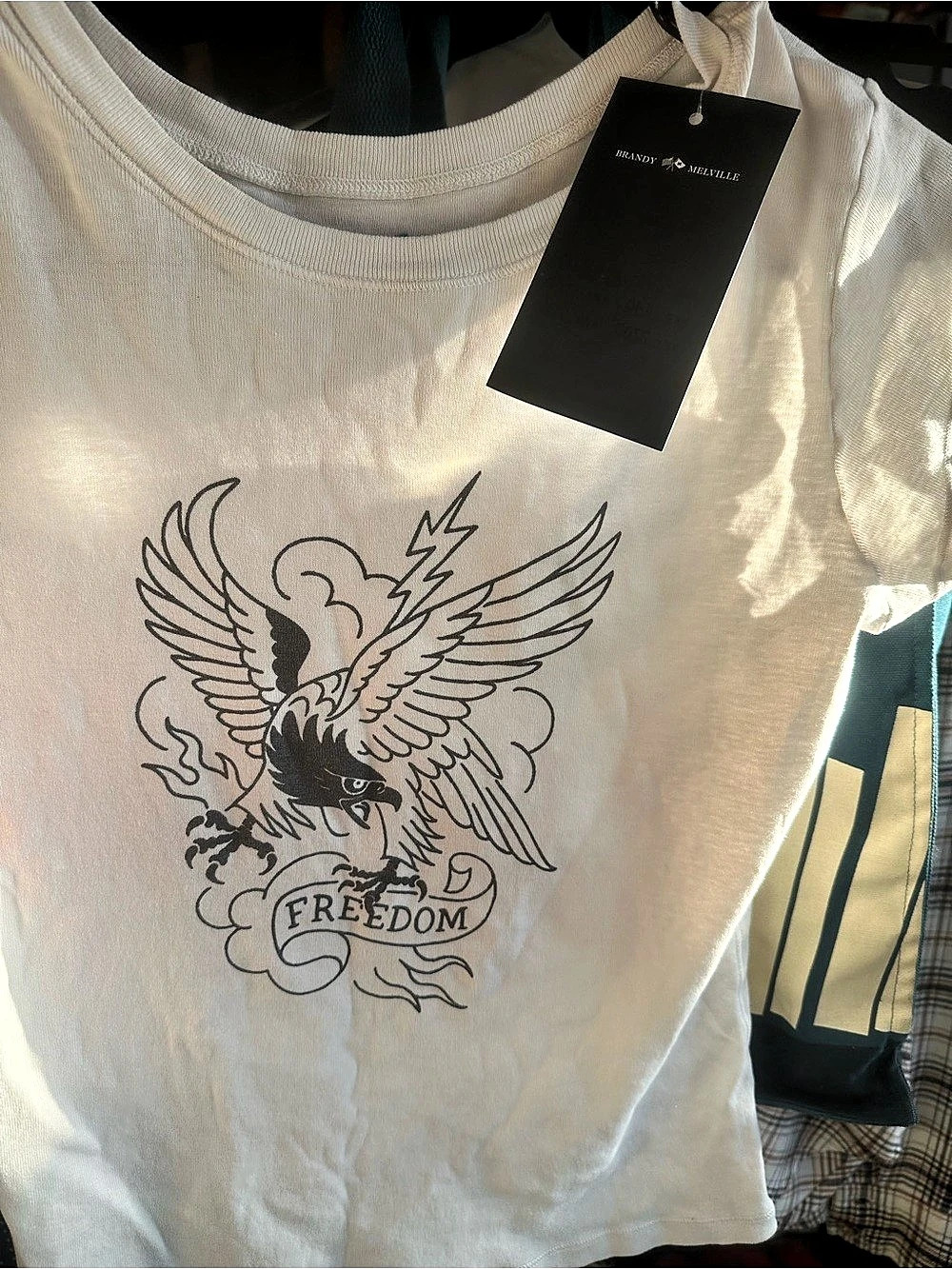 Brandy melville  Americana Freedom Eagle Tee
